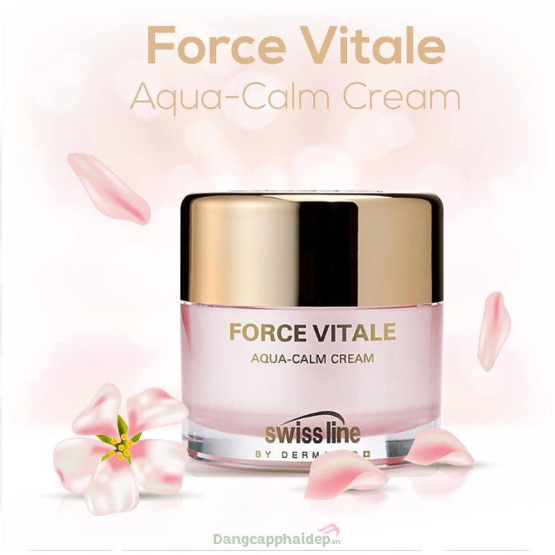 Kem phục hồi da nhạy cảm Swissline Force Vitale Aqua - Calm Cream 250ml