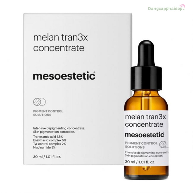 Mesoestetic Melan Tran3x Concentrate 30ml – Serum điều trị nám da tận gốc