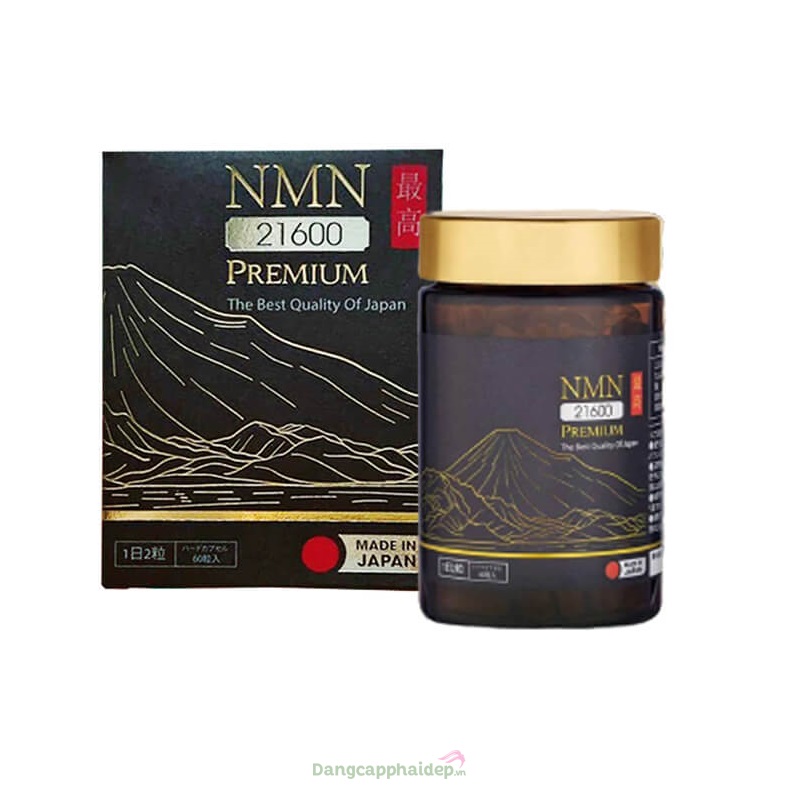 Viên uống NMN Premium 21600 Nhật Bản 60 viên tăng cường tuổi thọ cho làn da trẻ mãi không già