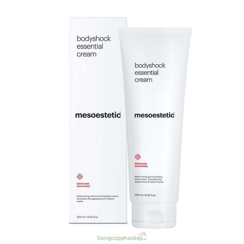 Kem dưỡng thể Mesoestetic Bodyshock Essential Cream giảm và ngăn ngừa rạn da