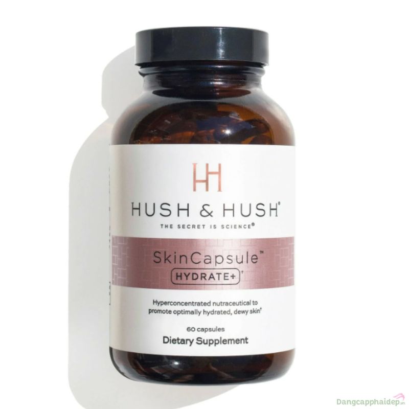 Viên uống cấp ẩm Hush and Hush SkinCapsule Hydrate+ 60 viên