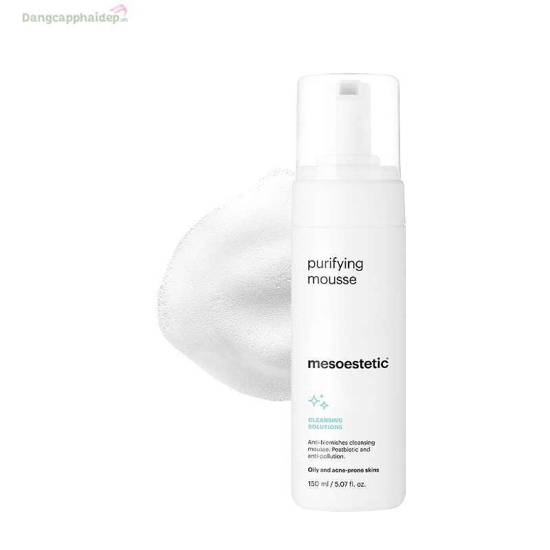 Sữa Rửa Mặt Mesoestetic Purifying Mousse dành cho da mụn 150ml