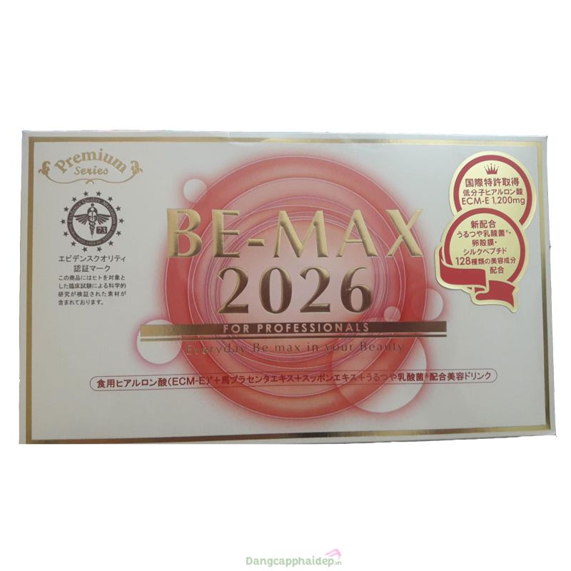Tinh chất làm đẹp Bemax 2026 trẻ hóa da, mượt tóc 10 ống/hộp