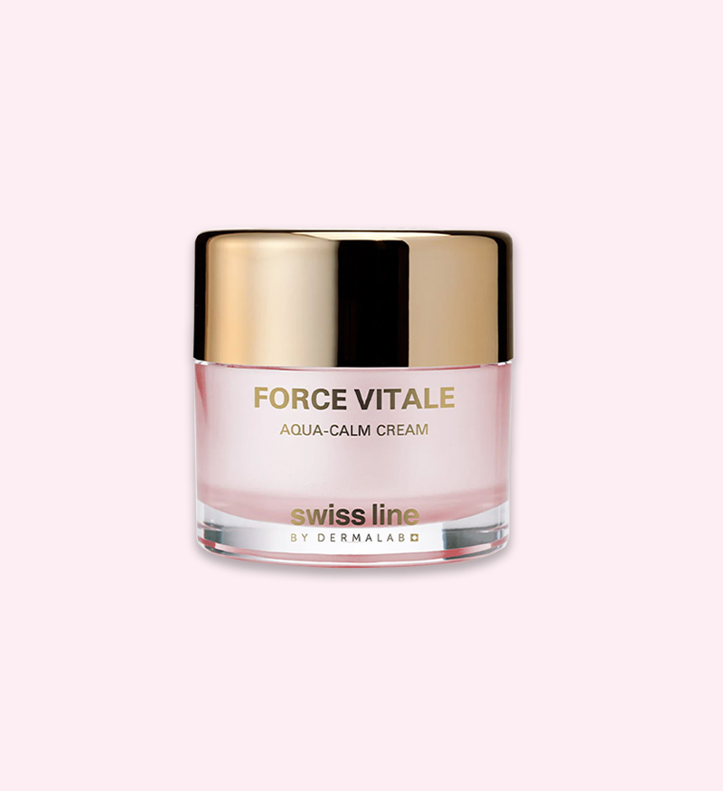 Kem phục hồi da nhạy cảm Swissline Force Vitale Aqua - Calm Cream 250ml - MS 1124C