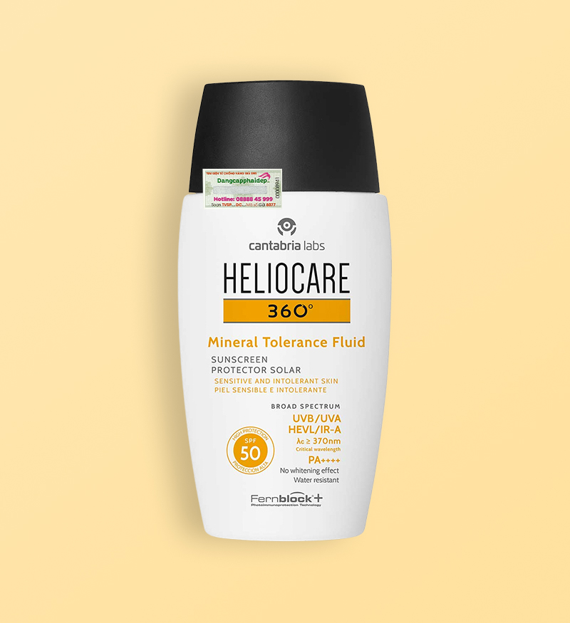 Kem chống nắng Heliocare 360 Mineral Tolerance Fluid SPF 50 50ml