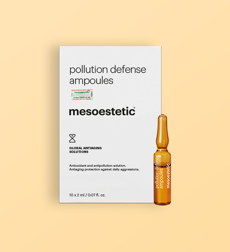 Mesoestetic Pollution Defense Ampoules – Tinh chất ngừa lão hoá da