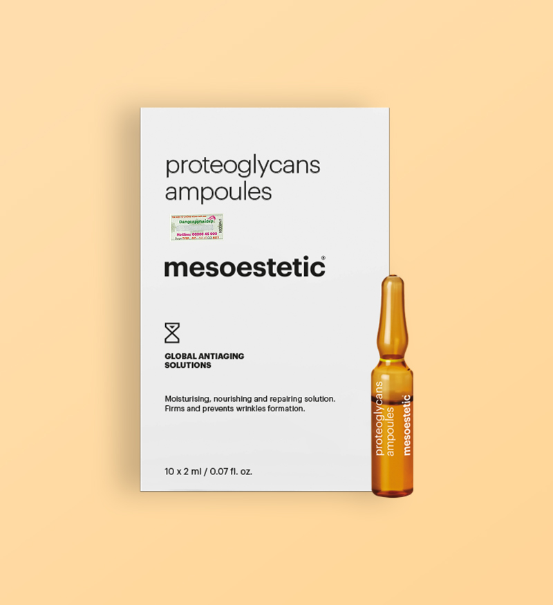 Mesoestetic Proteoglycans Ampoules – Tinh chất dưỡng ẩm cho da tươi trẻ