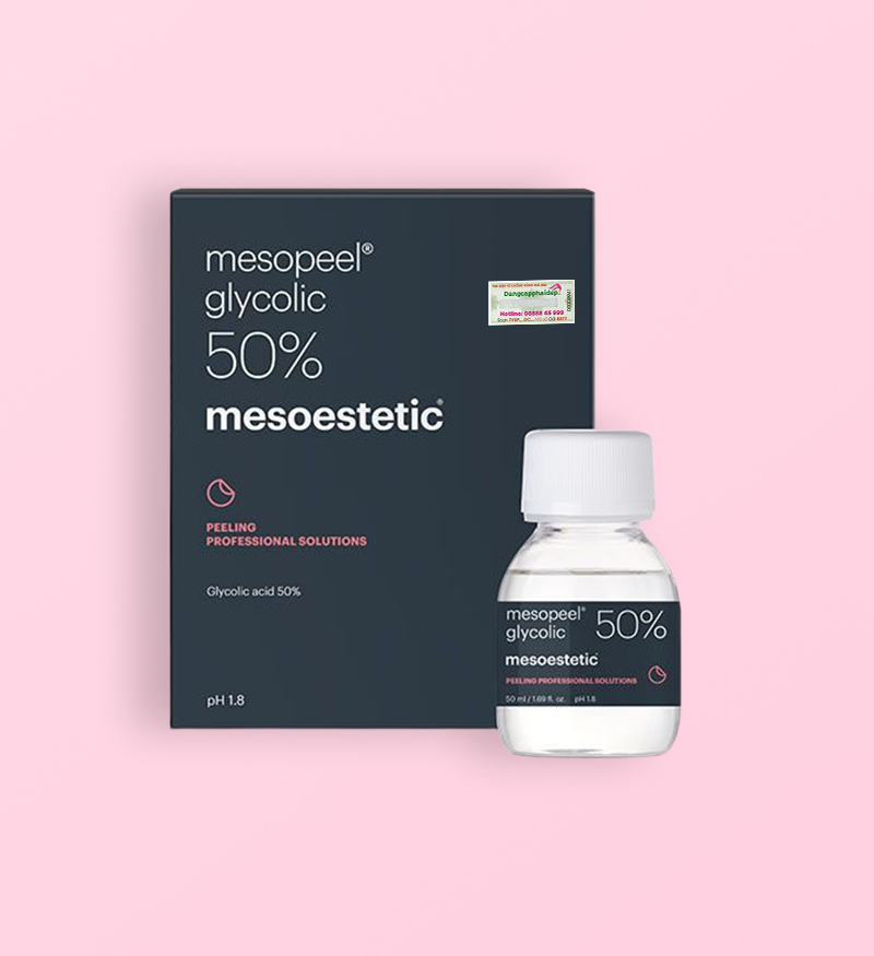 Mesoestetic Mesopeel Glycolic 50% - Peel điều trị da lão hóa giai đoạn 3, da tăng sắc tố