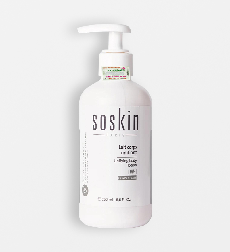 Soskin Unifying Body Lotion - Sữa làm đồng nhất màu da toàn thân 250ml