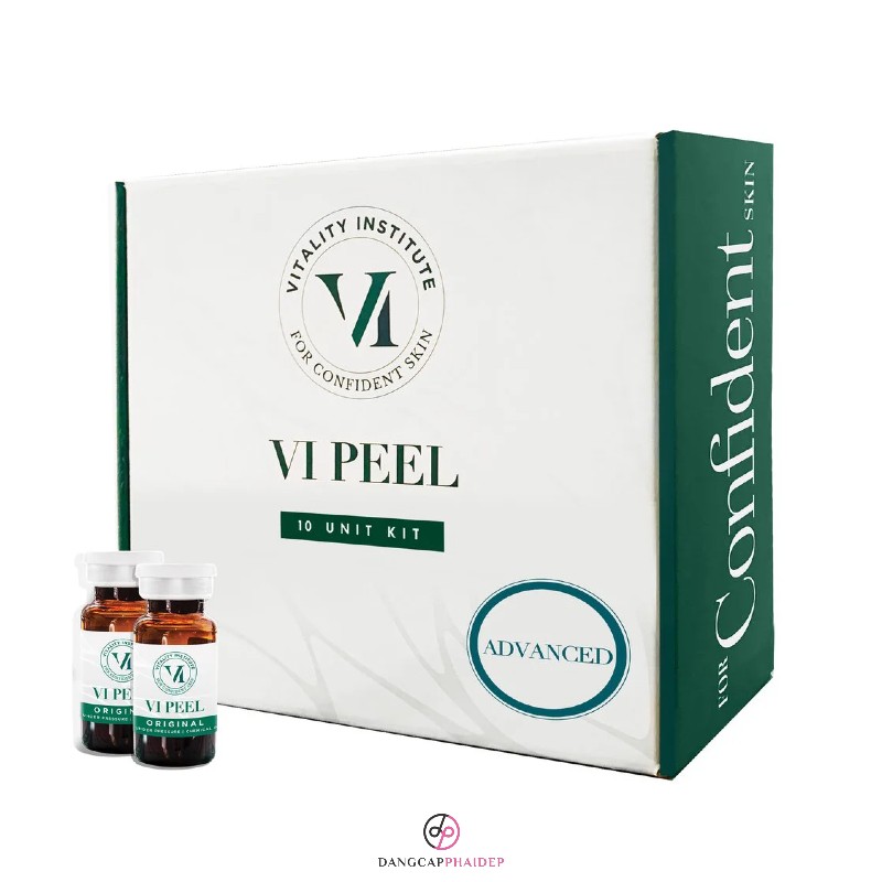 Bộ peel da VI Peel Advanced kích thích sản sinh collagen và làm mờ vết rạn