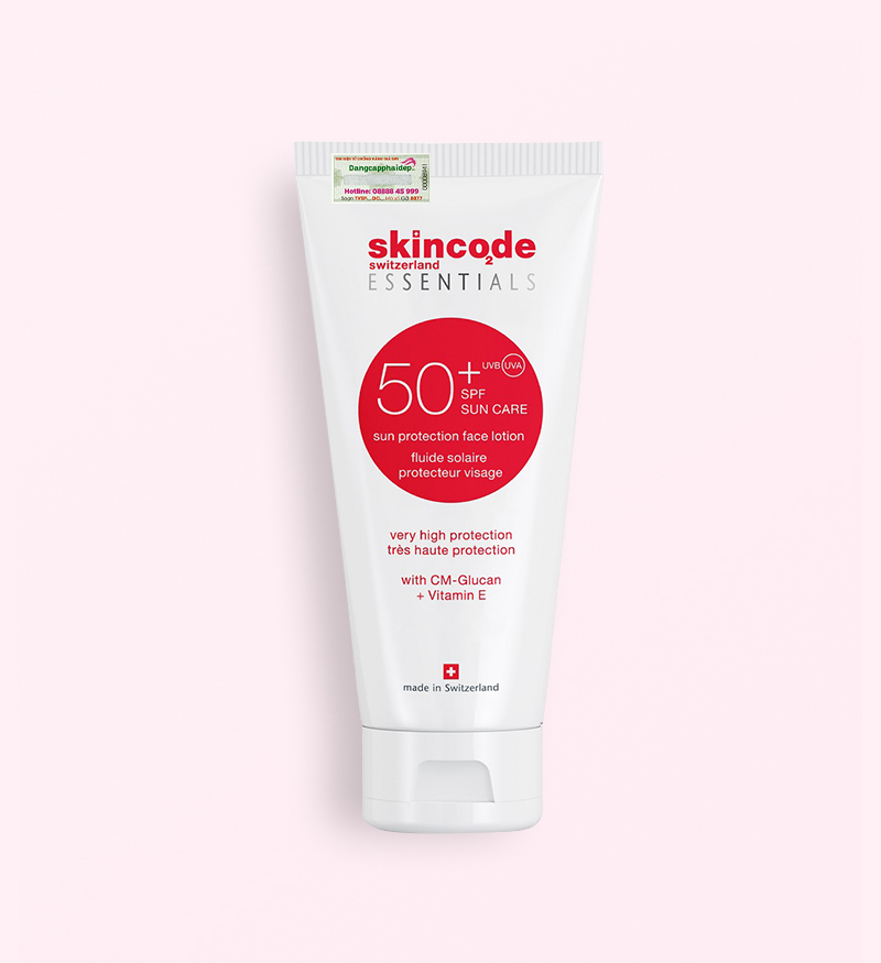 Nhũ tương chống nắng Skincode Sun Protection Face Lotion SPF 50 cho da treatment 50ml – MS 1500