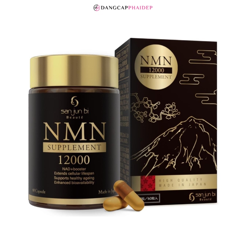 Viên uống Sanjunbi NMN Supplement 12000+ đảo ngược lão hóa da