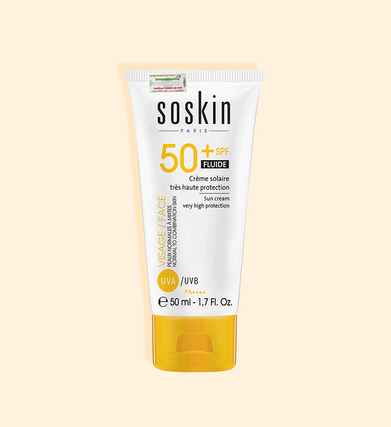 Kem chống nắng Soskin SPF50+ Sun Cream High Protection bảo vệ da toàn diện