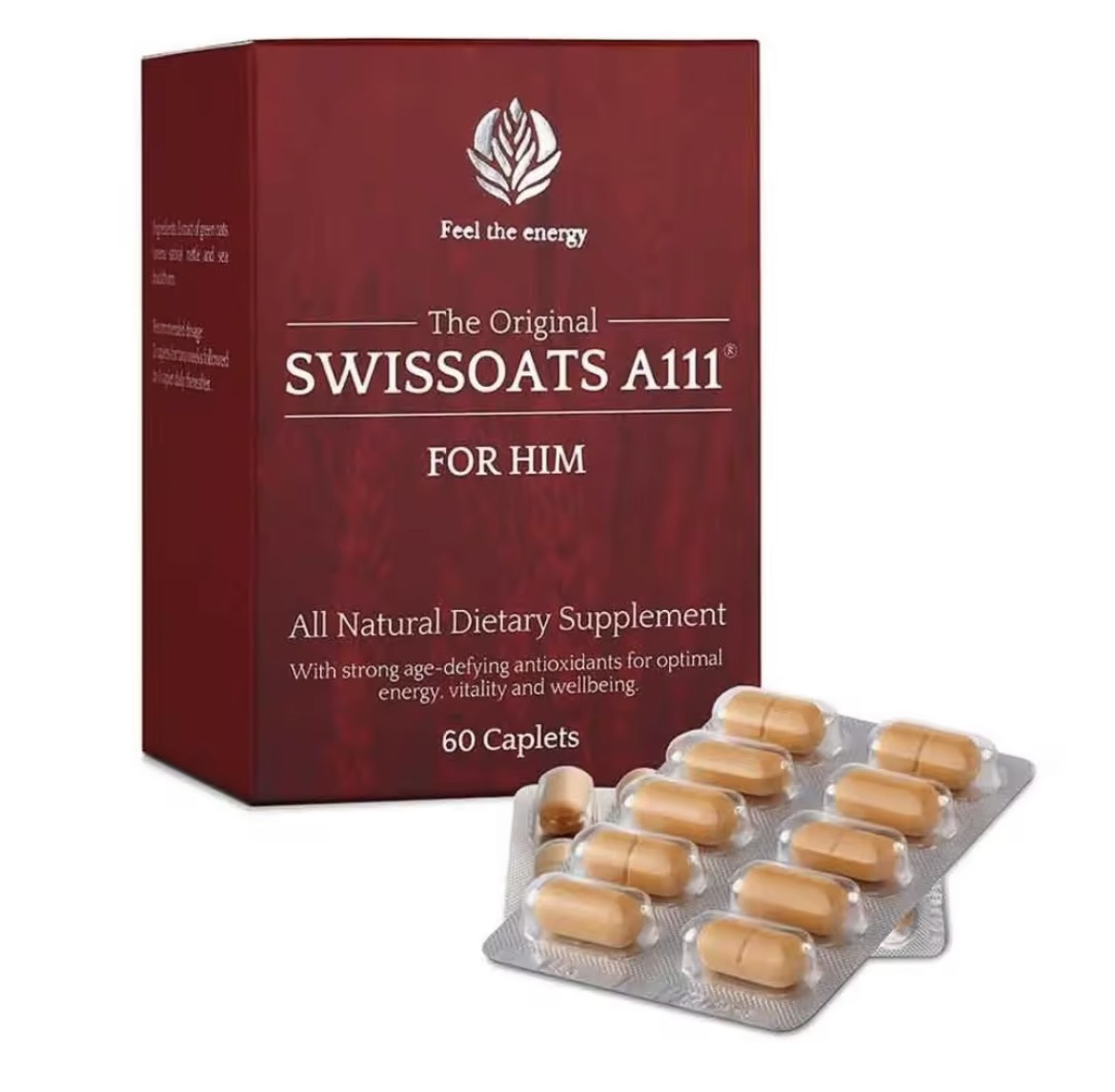 Viên uống Swissoats A111 For Him - Tăng cường sức khỏe và sinh lực nam giới