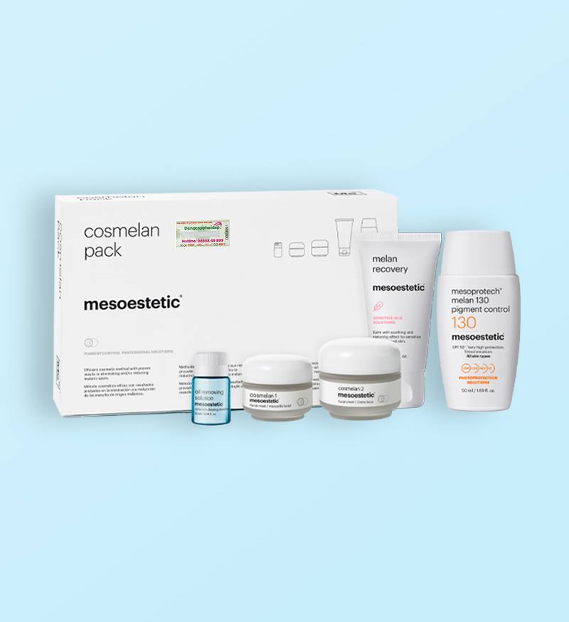 Bộ kem giảm nám sâu Mesoestetic Cosmelan Pack (New)