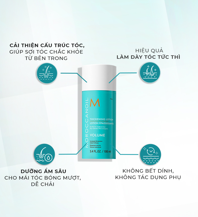 Công dụng của Moroccanoil Thickening Lotion
