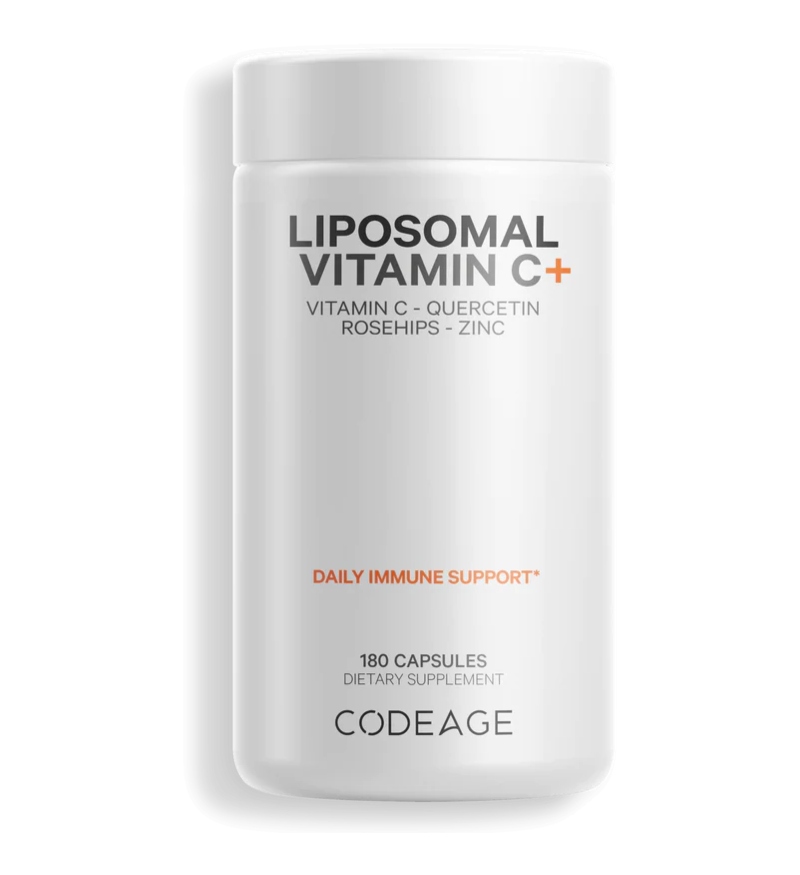 Viên uống sáng da Codeage Liposomal Vitamin C hộp 180 viên