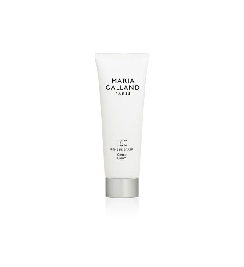 Kem làm dịu, phục hồi Maria Galland 160 Sensi'Repair Cream cho da nhạy cảm, sau peel, laser, lăn kim tuýp 50ml