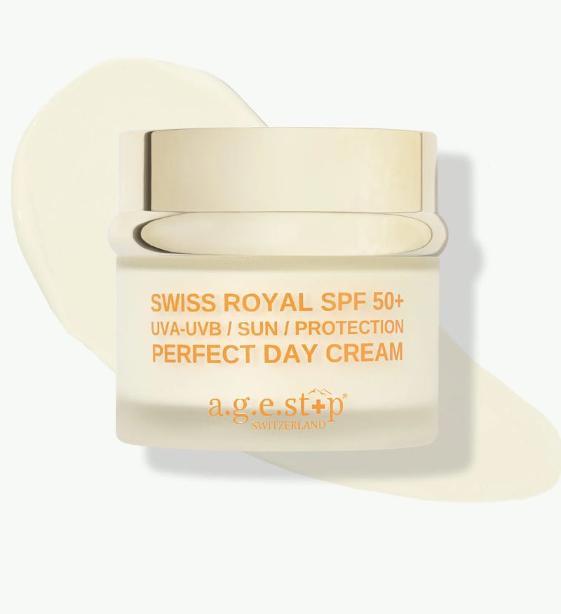 Kem chống nắng phổ rộng dưỡng ẩm & tái sinh làn da Agestop Swiss Suncare Complex SPF 50+ chai 50ml - MS AT30