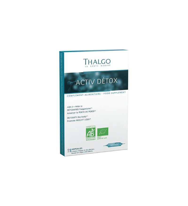 Nước uống hỗ trợ thải độc, tăng cường sức khỏe Thalgo Activ Detox hộp 10 ống x 10ml