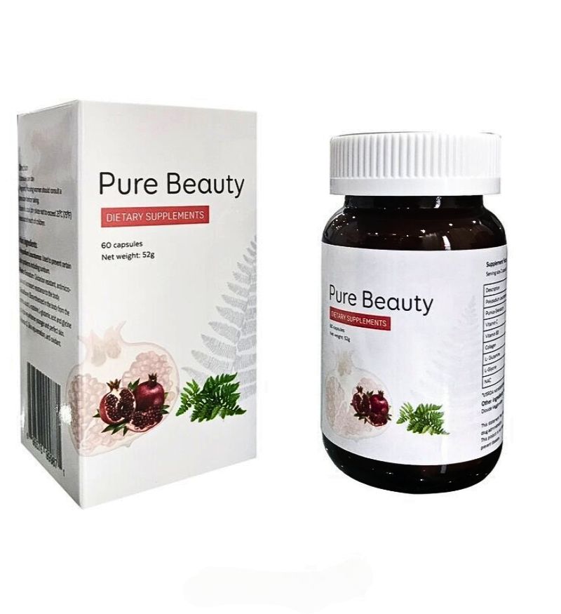 Pure Beauty 60 viên - Viên uống chống nắng dưỡng sáng và nâng cơ chống lão hóa