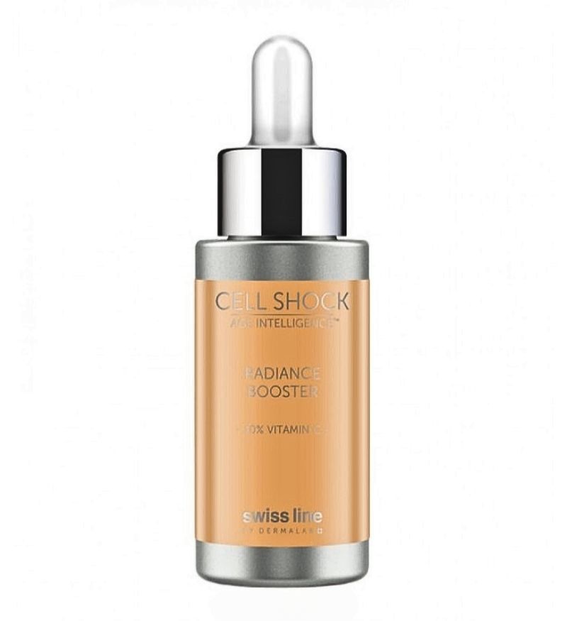 Booster dưỡng trắng da Swissline Cell Shock Radiance Booster 10% Vitamin C 50ml - MS 1196C