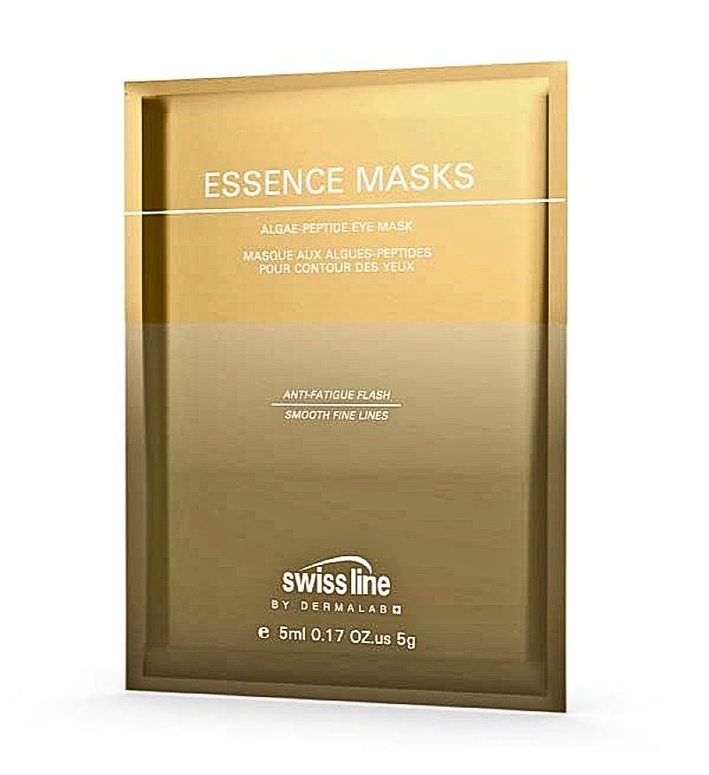 Mặt nạ xóa nhăn bọng mỡ mắt Swissline Essence Masks Algae Peptide Eye Mask 10x5ml