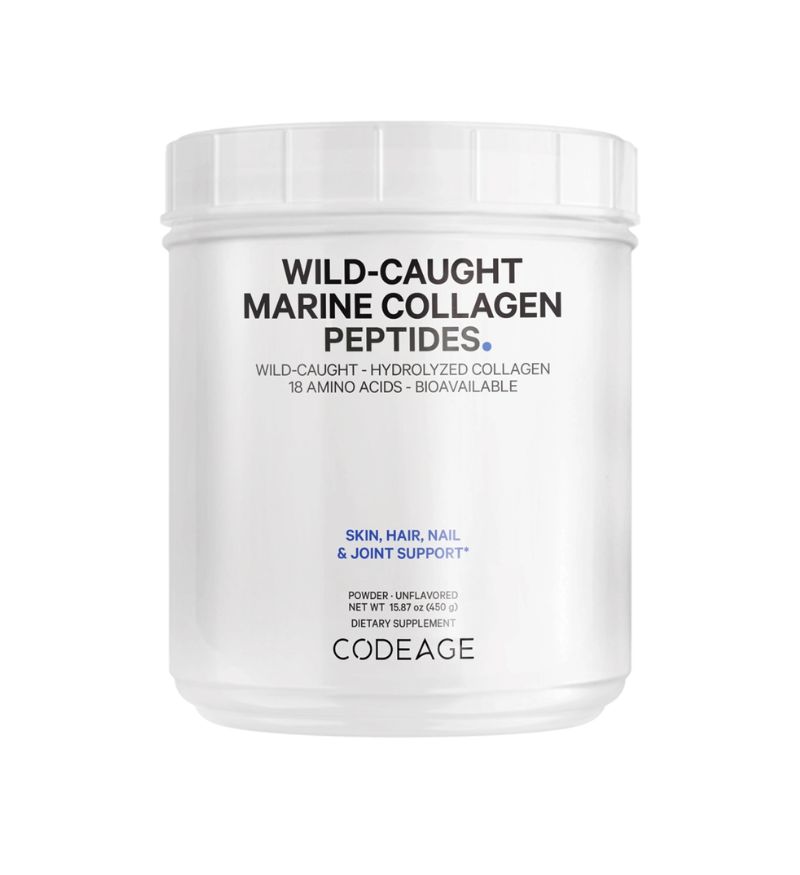 Bột uống collagen Codeage Marine Collagen Peptides ngăn ngừa lão hóa toàn diện hũ 450g