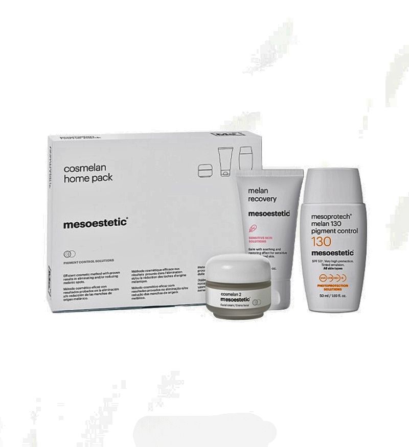 Bộ sản phẩm Mesoestetic Cosmelan Home Pack giảm nám dưỡng trắng da