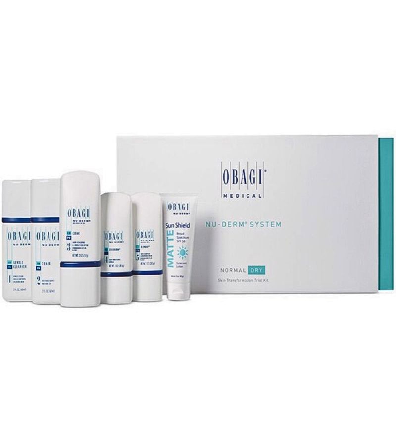 Set Mini Trị Nám Dành Cho Da Khô Obagi Nu-Derm Travel Kit Normal-Dry