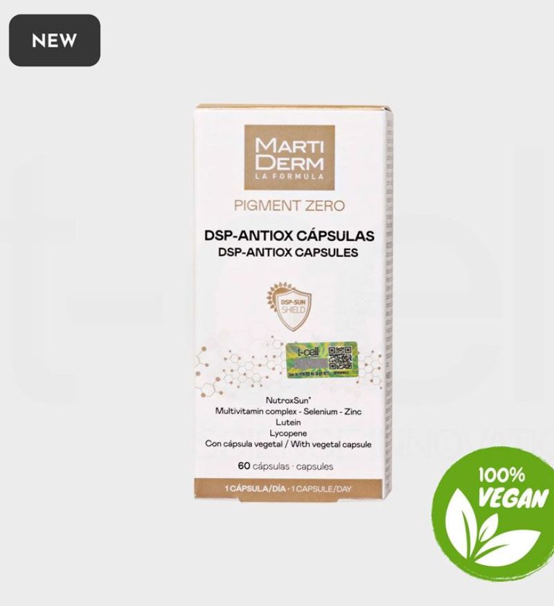 Viên uống chống nắng làm sáng da MartiDerm Pigment Zero DSP Antiox Capsules 60 viên