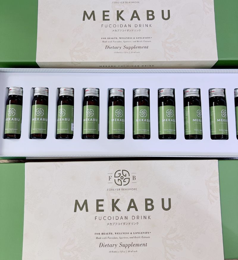 Nước uống tăng cường sức khỏe Nhật Bản Glamore's Mekabu Fucoidan Drink