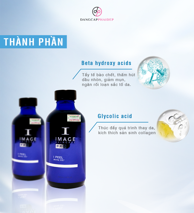 Glycolic acid được sử dụng nhiều trong các sản phẩm chăm sóc da chuyên nghiệp.
