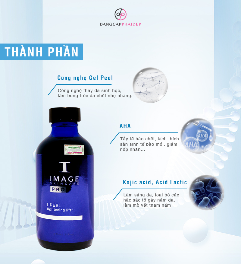 Acid Lactic và những thành phần nổi bật có trong dung dịch. 