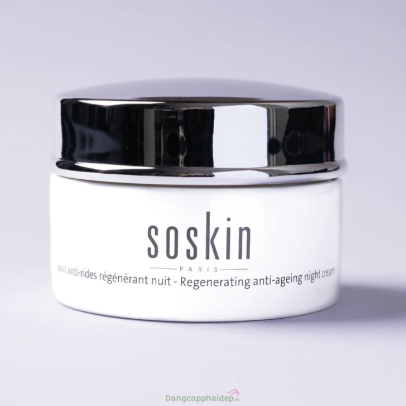 Soskin Regenerating Anti-Ageing Night Cream là sản phẩm chuyên dành cho da lão hóa, giúp níu kéo tuổi thanh xuân cho phái đẹp.