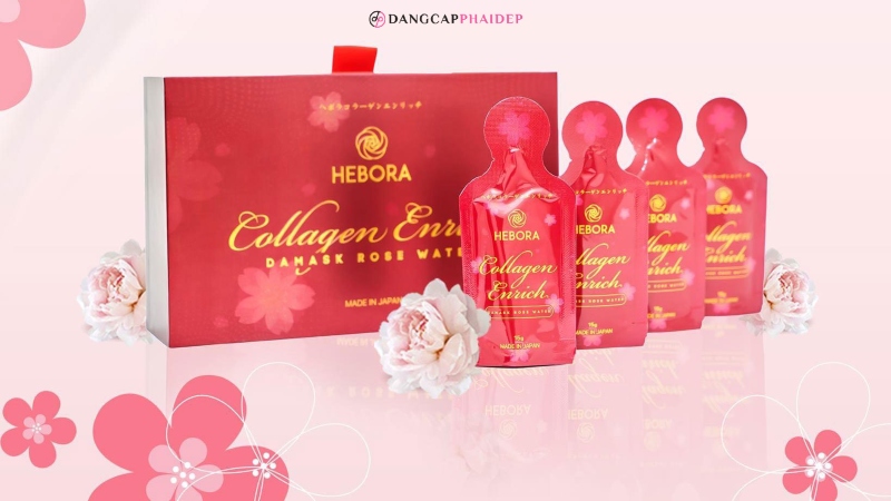 Hebora Collagen Enrich Damask Rose Water.