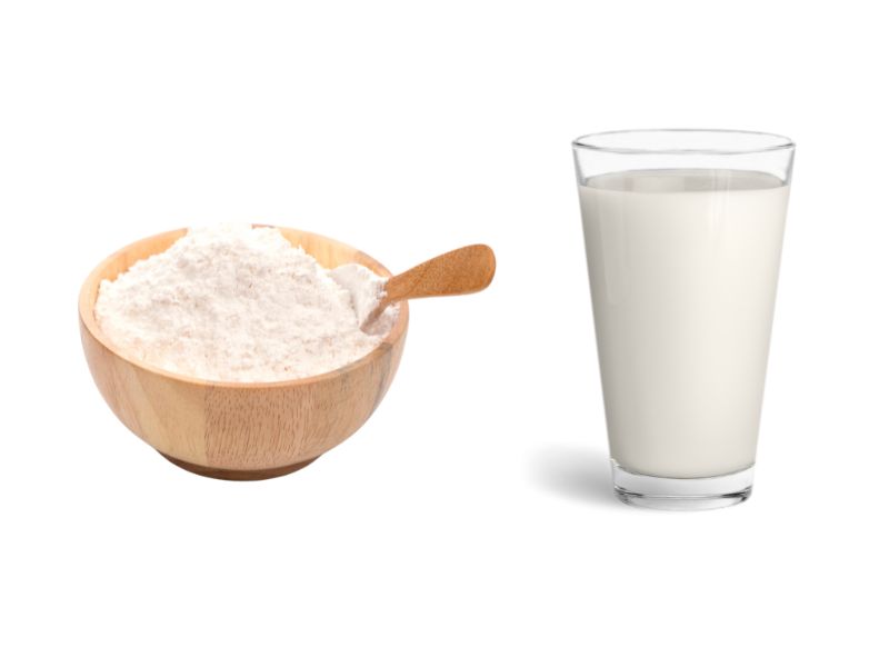 Cách làm kem lột trắng da an toàn tại nhà bằng bột gạo và sữa tươi