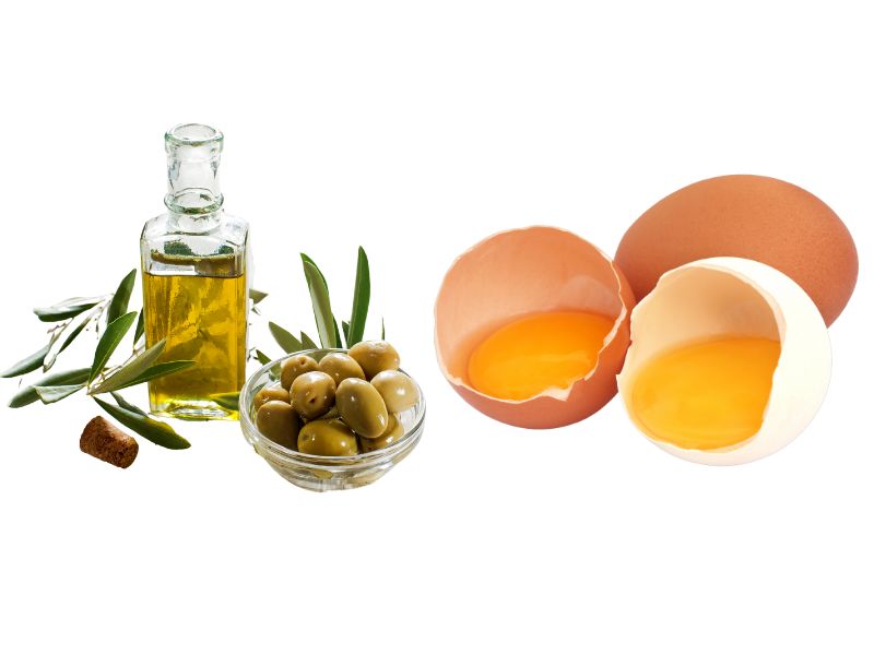 Cách làm trắng da mặt với dầu oliu và trứng gà