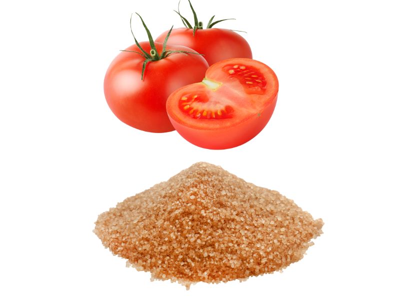 cách làm trắng da bằng cà chua và đường