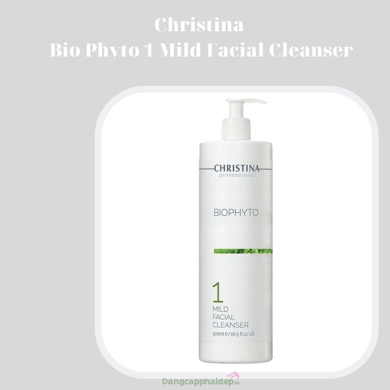 Christina Bio Phyto 1 Mild Facial Cleanser giàu hoạt chất nuôi dưỡng da.