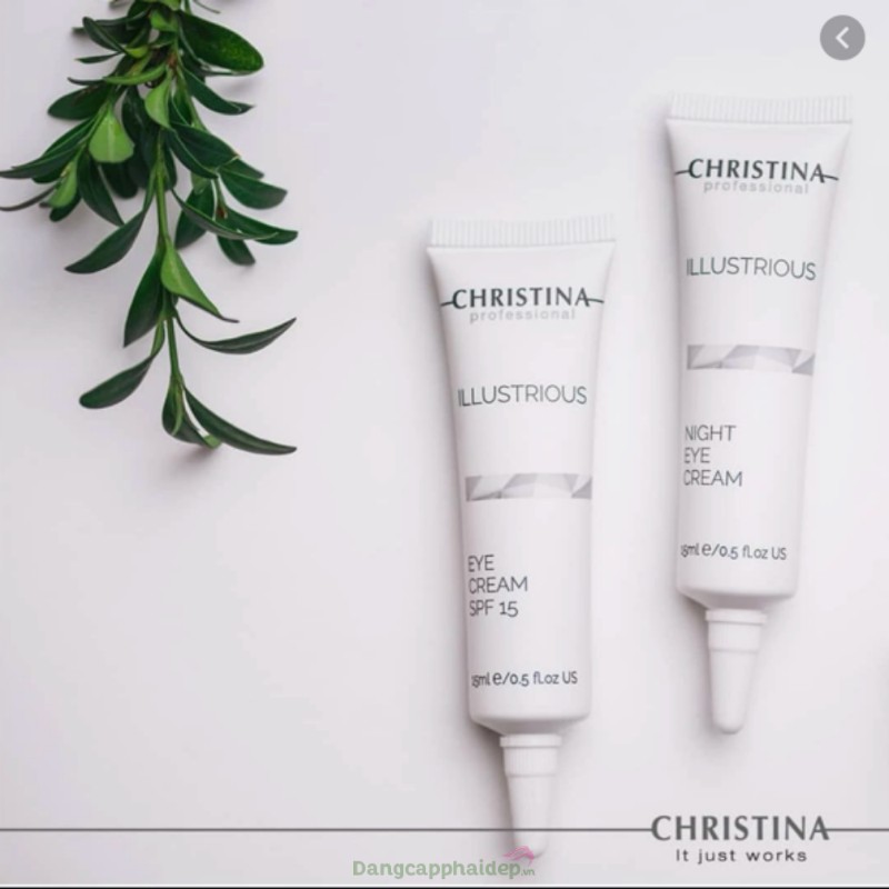 Christina Illustrious Eye Cream SPF15 rất giàu dưỡng chất.