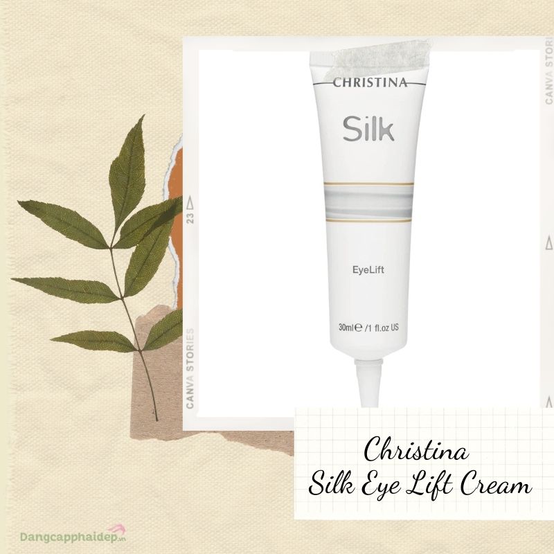 Christina Silk Eye Lift Cream sở hữu bảng thành phần ưu việt.