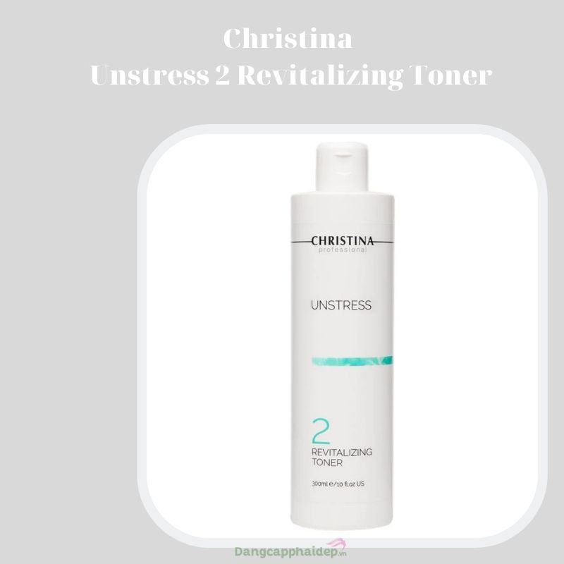 Christina Unstress 2 Revitalizing Toner giàu dưỡng chất thiên nhiên.