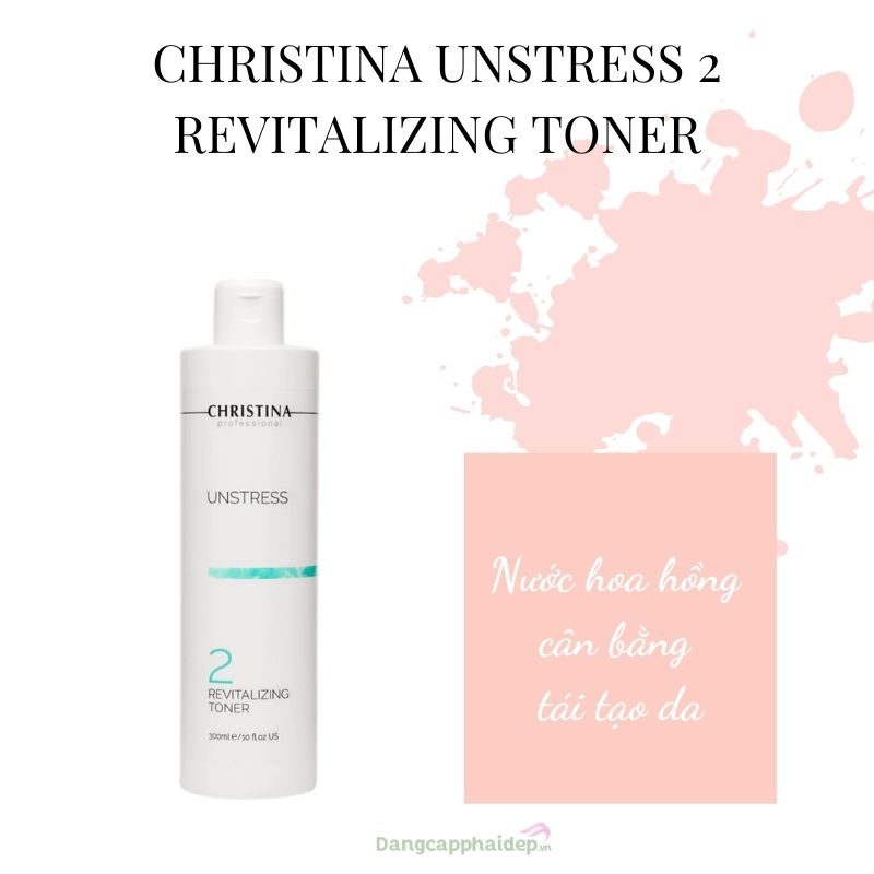 Christina Unstress 2 Revitalizing Toner phù hợp với mọi loại da.