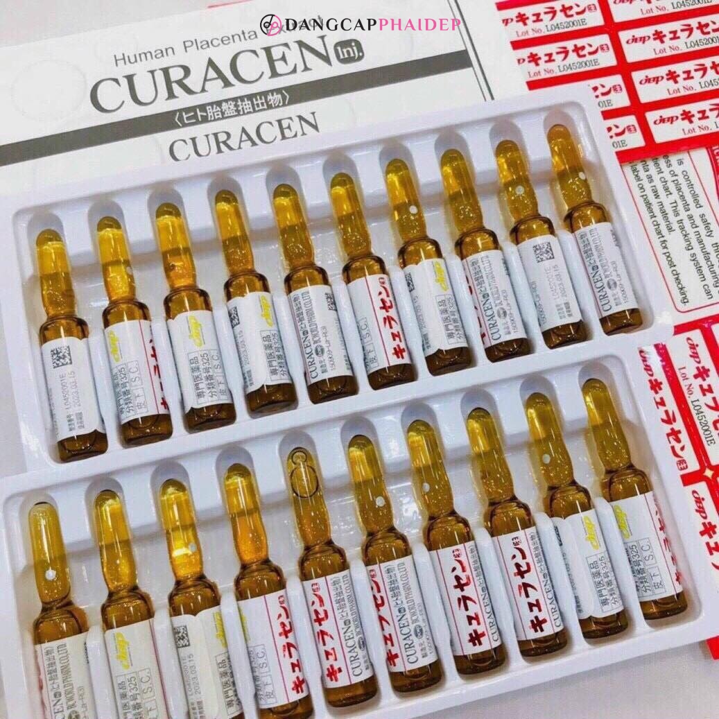 Curacen Human Placenta Extract chứa tế bào gốc từ nhau thai người.