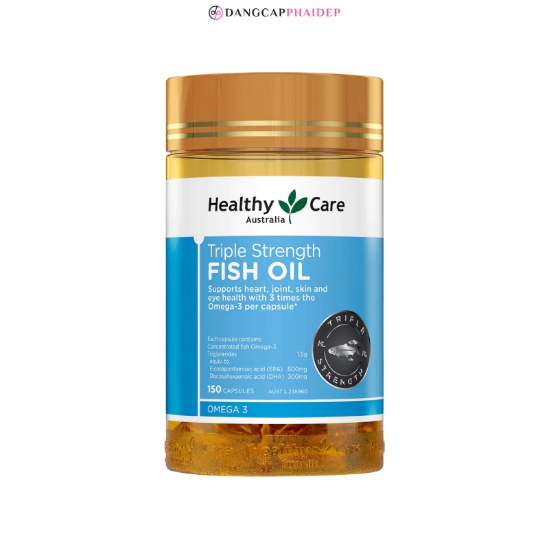Dầu cá Healthy Care Triple Strength Fish Oil.