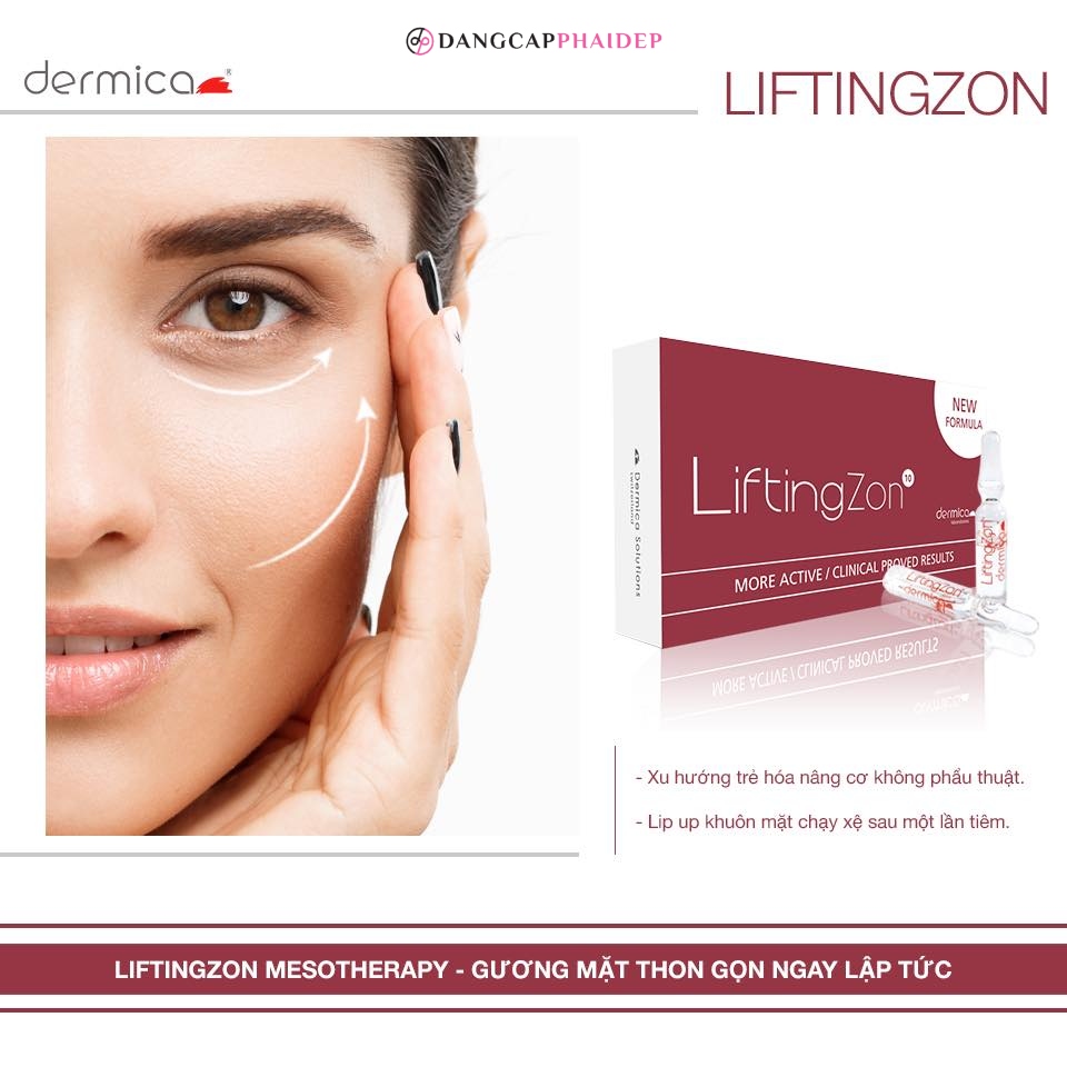 Dermica LiftingZon là lựa chọn thích hợp cho những làn da lão hóa, thiếu sức sống.