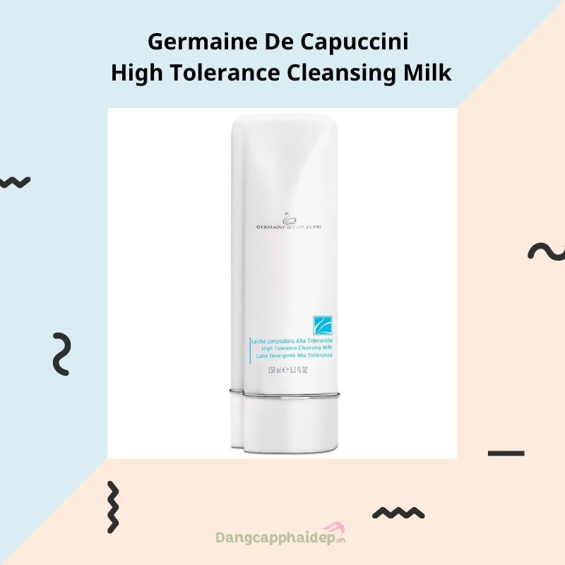 Germaine De Capuccini High Tolerance Cleansing Milk rất phù hợp da nhạy cảm.