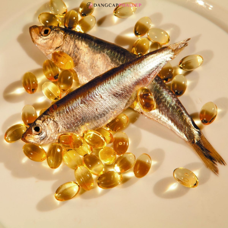 Khoảng 30% dầu cá được tạo thành từ omega-3.