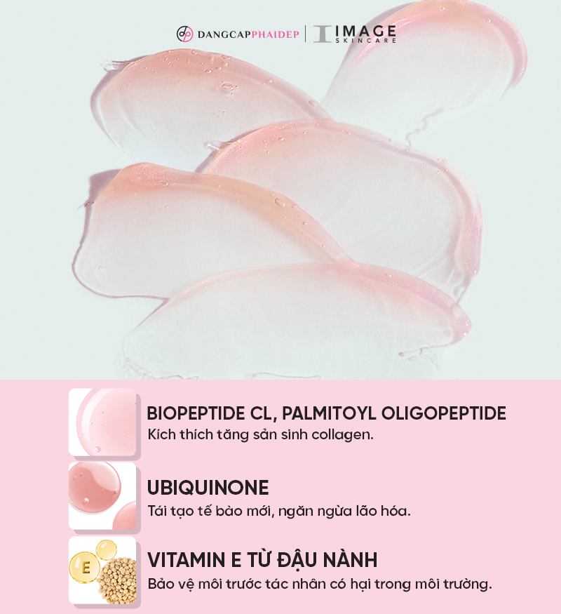 Son dưỡng hồng môi Image ORMEDIC Sheer Pink Lip Enhancement Complex và những thành phần đặc biệt.